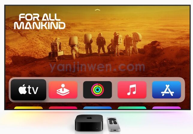 使用A15芯片的苹果Apple TV 128G版1268元起 